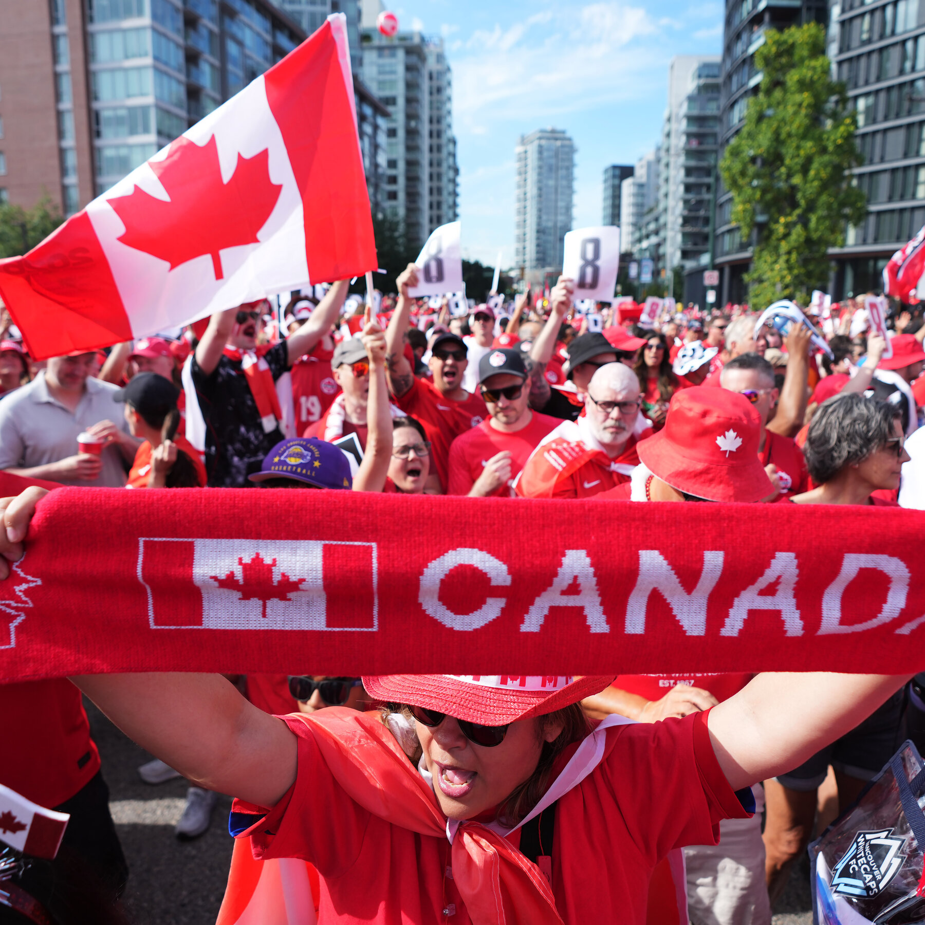 Vancouver, Tarihi Erkekler Dünya Kupası Zaferini Kutluyor